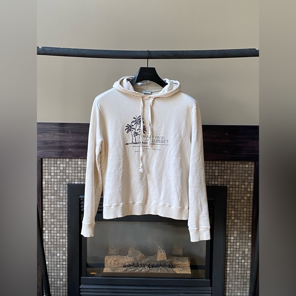 Saint Laurent SS17 Waitint For Sunset Embroidered Hoodie